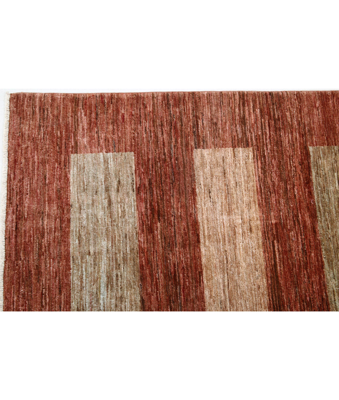 Afghan Modcar Rug 7' 11" x 9' 8" Hand-Knotted | No. AT20747