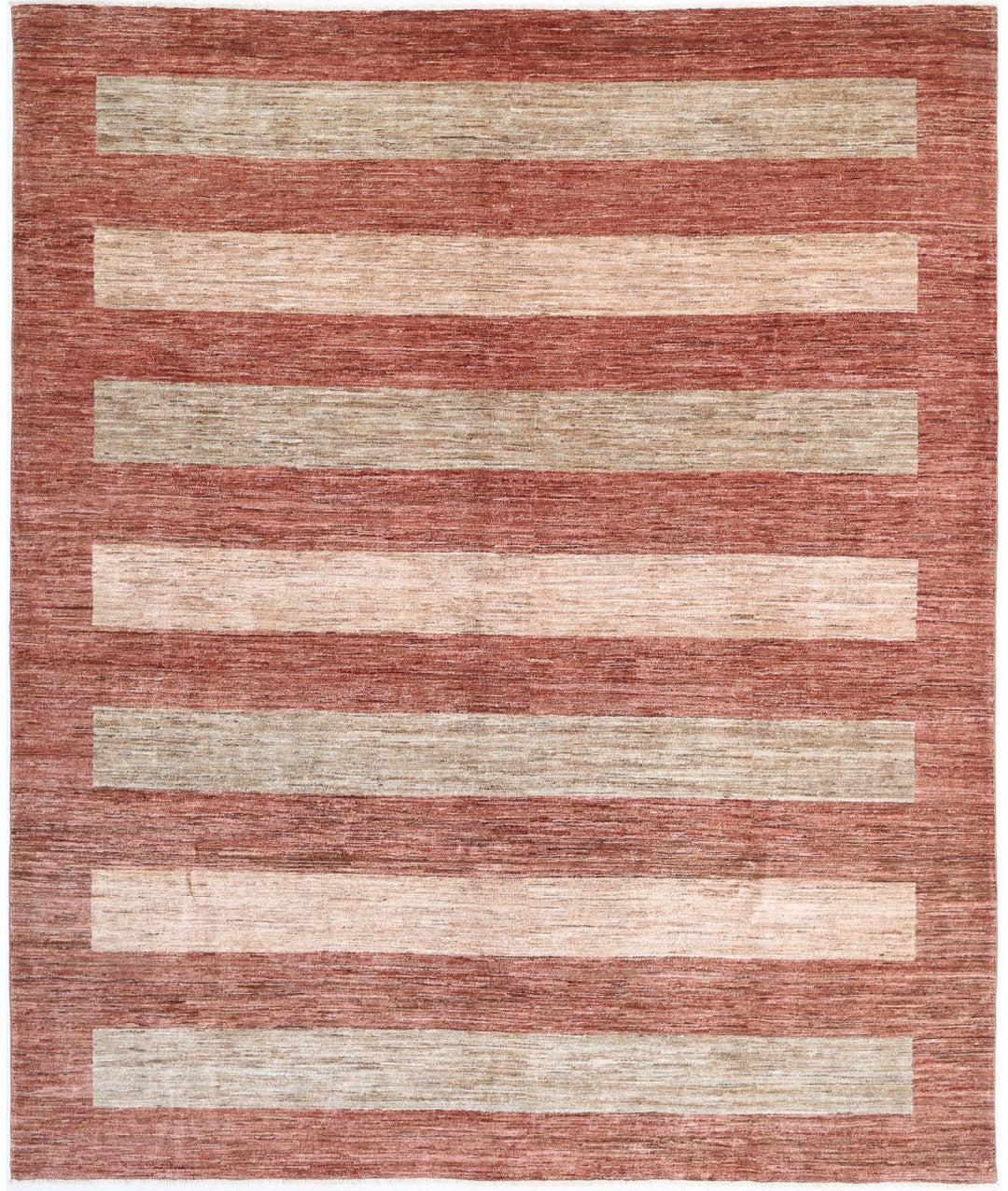 Hand Knotted Modcar Wool Rug 7' 11" x 9' 8" - No. AT20747