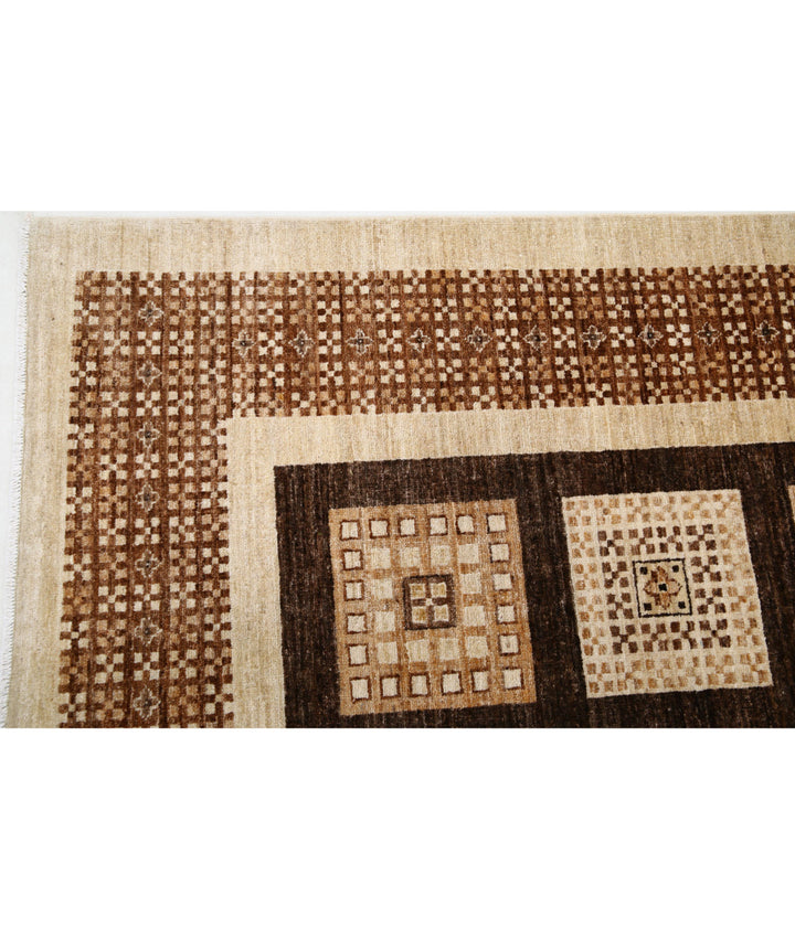Afghan Modcar Rug 8' 4" x 11' 7" Hand-Knotted | No. AT36505