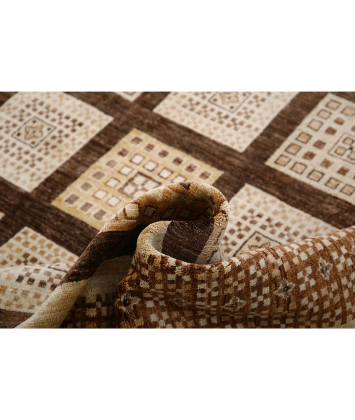 Afghan Modcar Rug 8' 4" x 11' 7" Hand-Knotted | No. AT36505