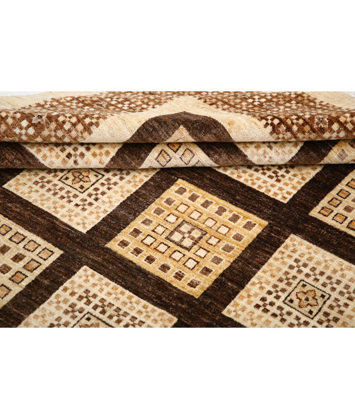Afghan Modcar Rug 8' 4" x 11' 7" Hand-Knotted | No. AT36505