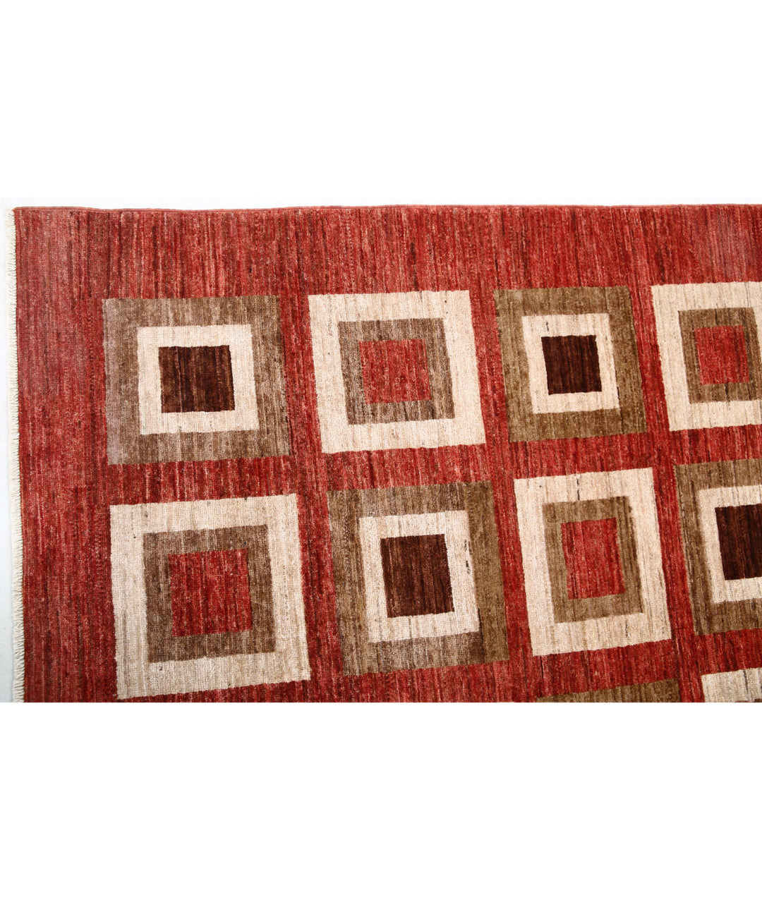 Hand Knotted Modcar Wool Rug 9' 1" x 11' 7" - No. AT46726