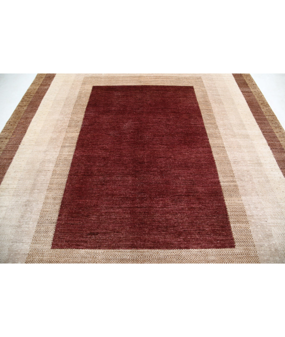 Hand Knotted Modcar Wool Rug 8' 9" x 11' 9" - No. AT98139