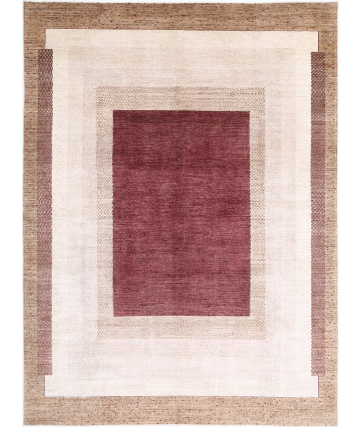 Hand Knotted Modcar Wool Rug 8' 9" x 11' 9" - No. AT98139