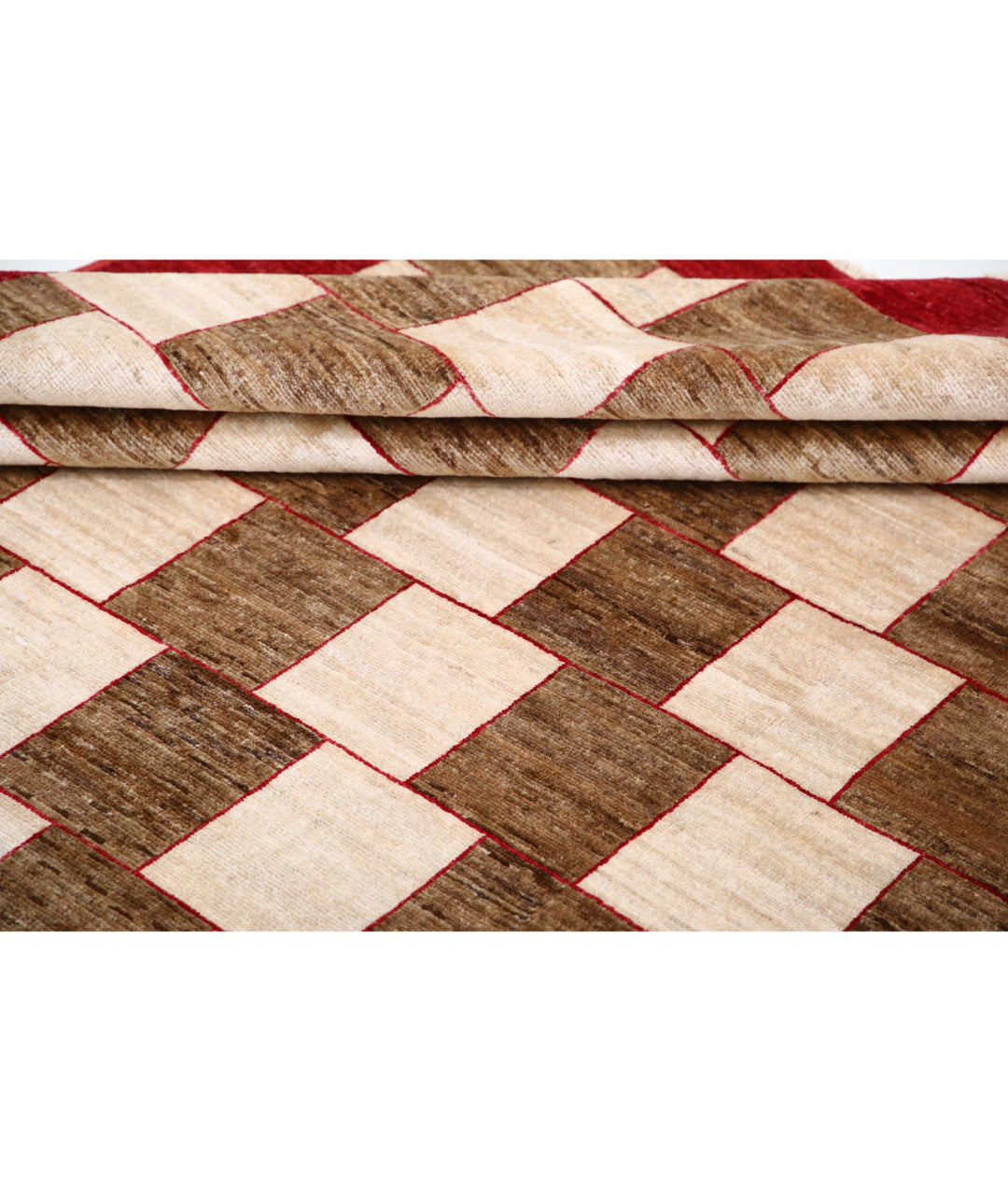 Hand Knotted Modcar Wool Rug 9' 0" x 11' 8" - No. AT33388