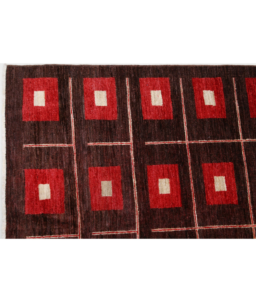 Hand Knotted Modcar Wool Rug 7' 8" x 9' 2" - No. AT97467