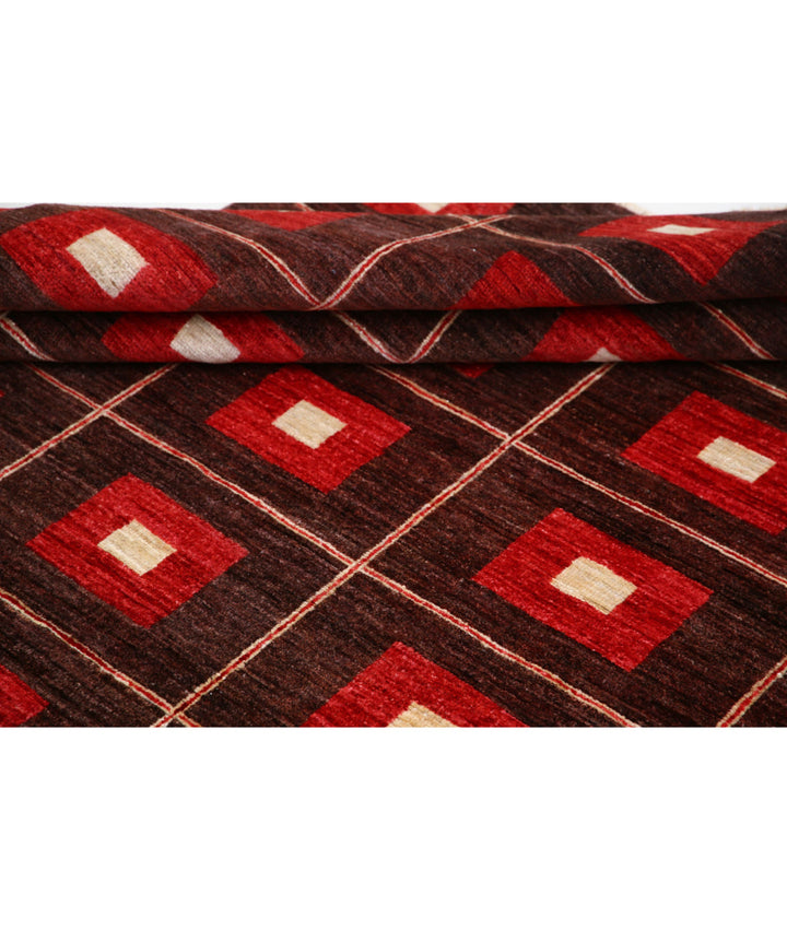 Hand Knotted Modcar Wool Rug 7' 8" x 9' 2" - No. AT97467