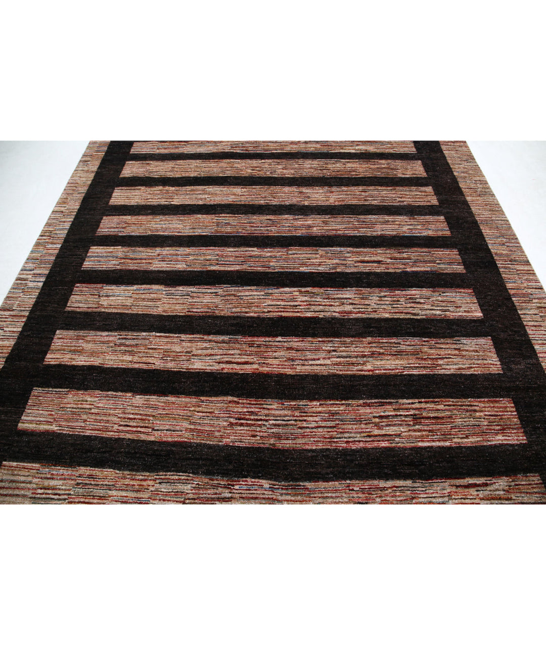 Hand Knotted Modcar Wool Rug 7' 7" x 9' 3" - No. AT54227
