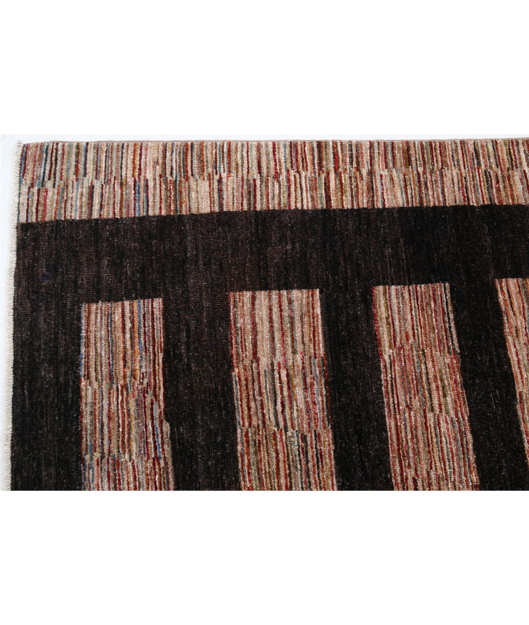 Hand Knotted Modcar Wool Rug 7' 7" x 9' 3" - No. AT54227