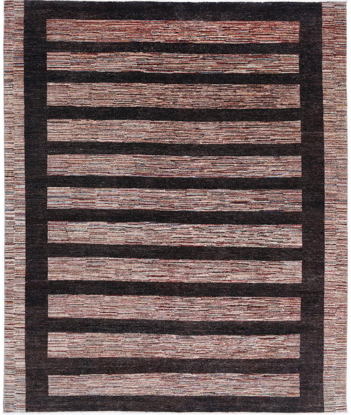 Hand Knotted Modcar Wool Rug 7' 7" x 9' 3" - No. AT54227