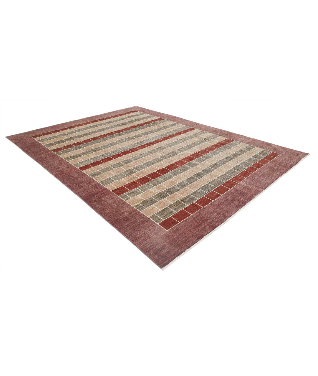 Hand Knotted Modcar Wool Rug 5' 11" x 8' 6" - No. AT29262