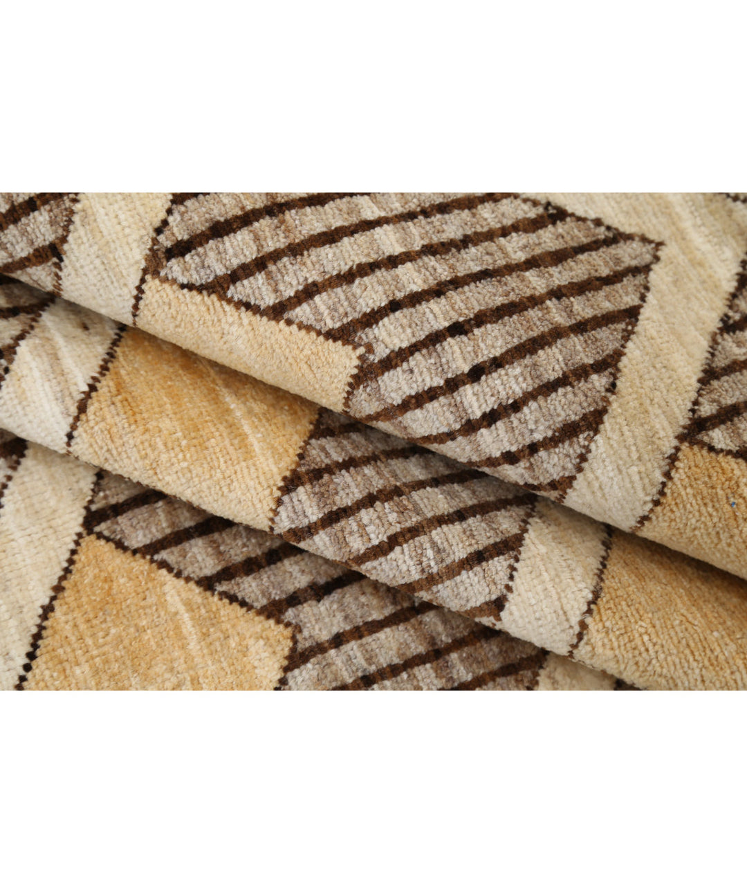 Hand Knotted Modcar Wool Rug 8' 9" x 11' 4" - No. AT76836