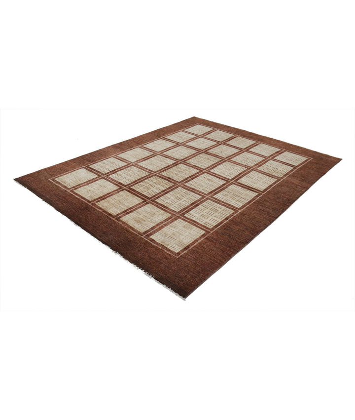 Hand Knotted Modcar Wool Rug 6' 5" x 8' 0" - No. AT12800