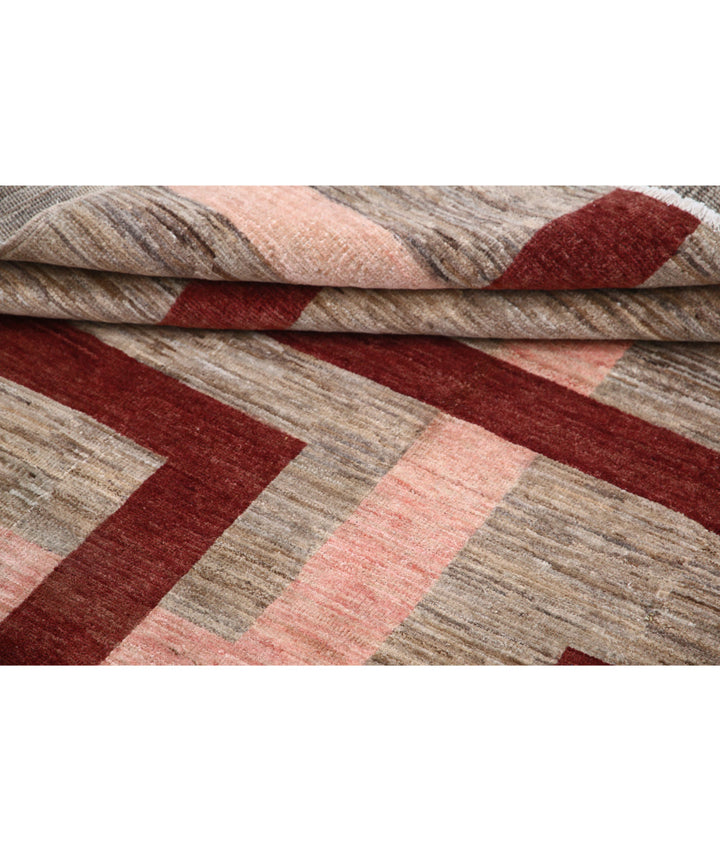 Hand Knotted Modcar Wool Rug 4' 10" x 6' 2" - No. AT69173