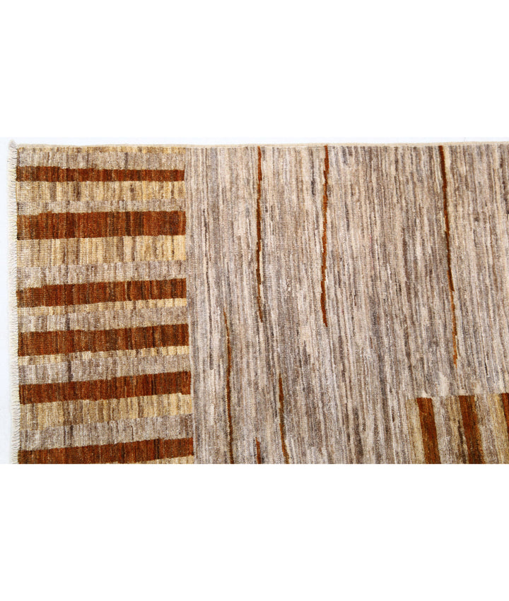 Afghan Modcar Rug 4' 11" x 6' 4" Hand-Knotted | No. AT70692