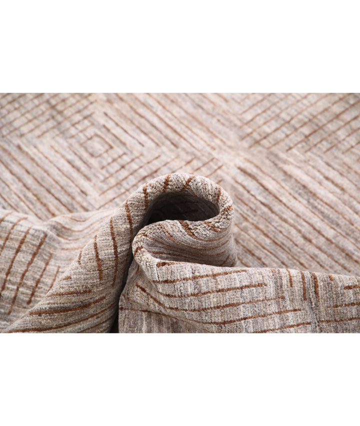 Hand Knotted Modcar Wool Rug 5' 1" x 6' 3" - No. AT47820