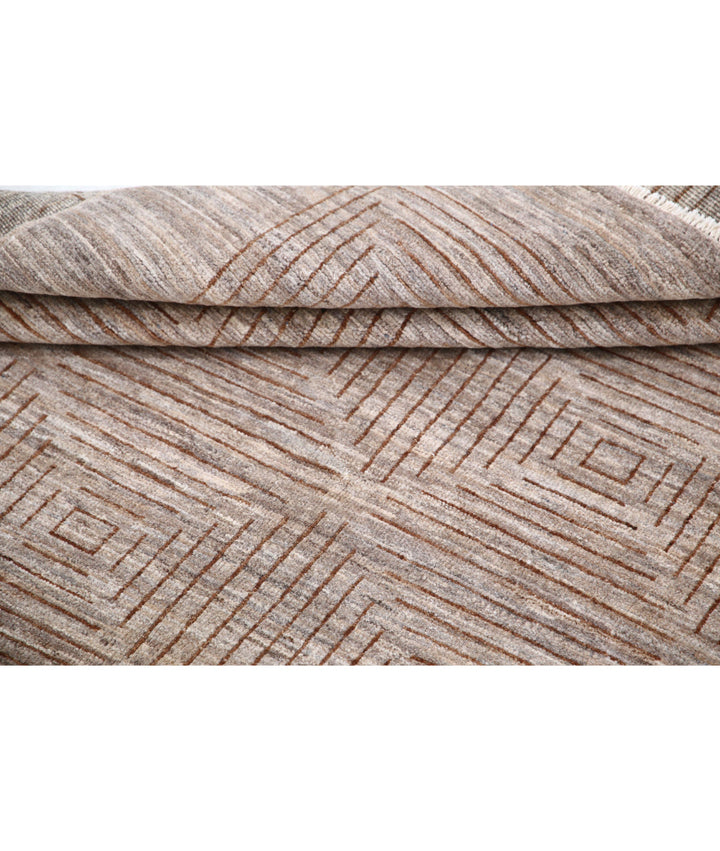 Hand Knotted Modcar Wool Rug 5' 1" x 6' 3" - No. AT47820