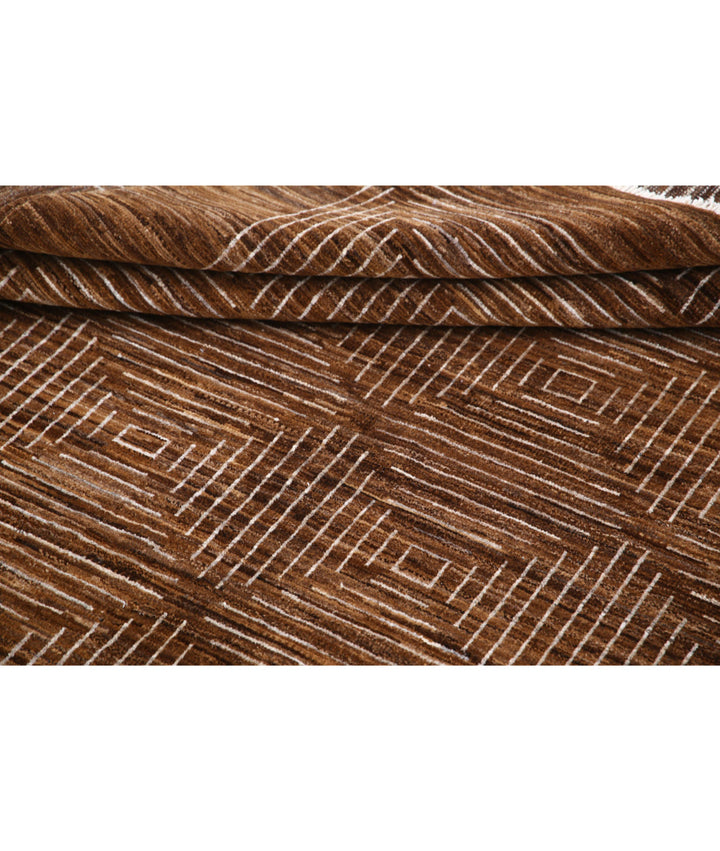 Hand Knotted Modcar Wool Rug 5' 2" x 6' 2" - No. AT82754