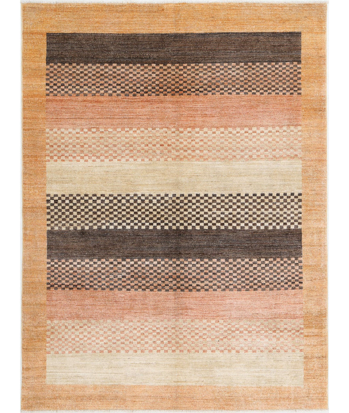 Hand Knotted Modcar Wool Rug 4' 9" x 6' 4" - No. AT58158