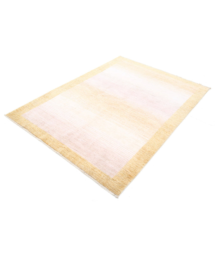 Hand Knotted Modcar Wool Rug 4' 7" x 6' 4" - No. AT77111