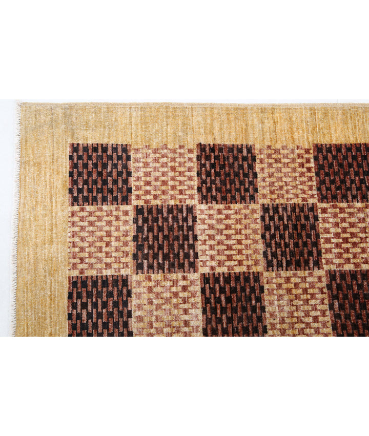 Hand Knotted Modcar Wool Rug 5' 3" x 6' 4" - No. AT65024