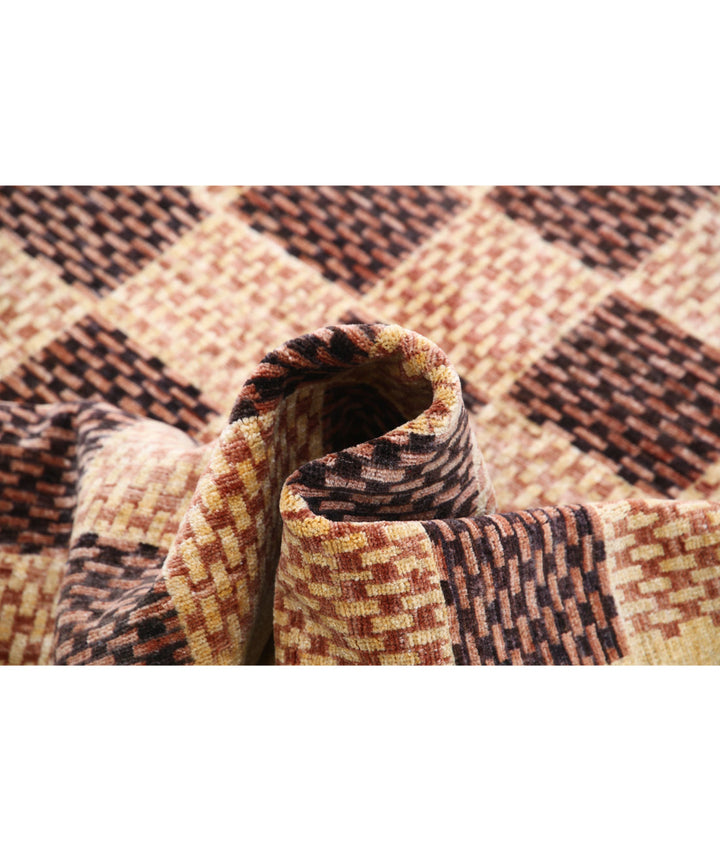 Hand Knotted Modcar Wool Rug 5' 3" x 6' 4" - No. AT65024