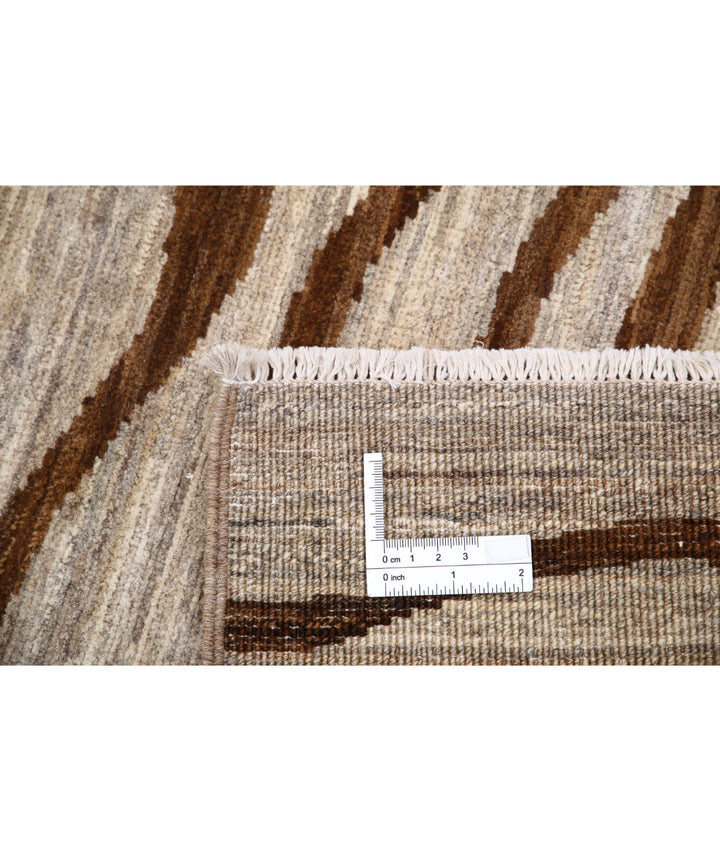 Hand Knotted Modcar Wool Rug 4' 11" x 6' 6" - No. AT95591