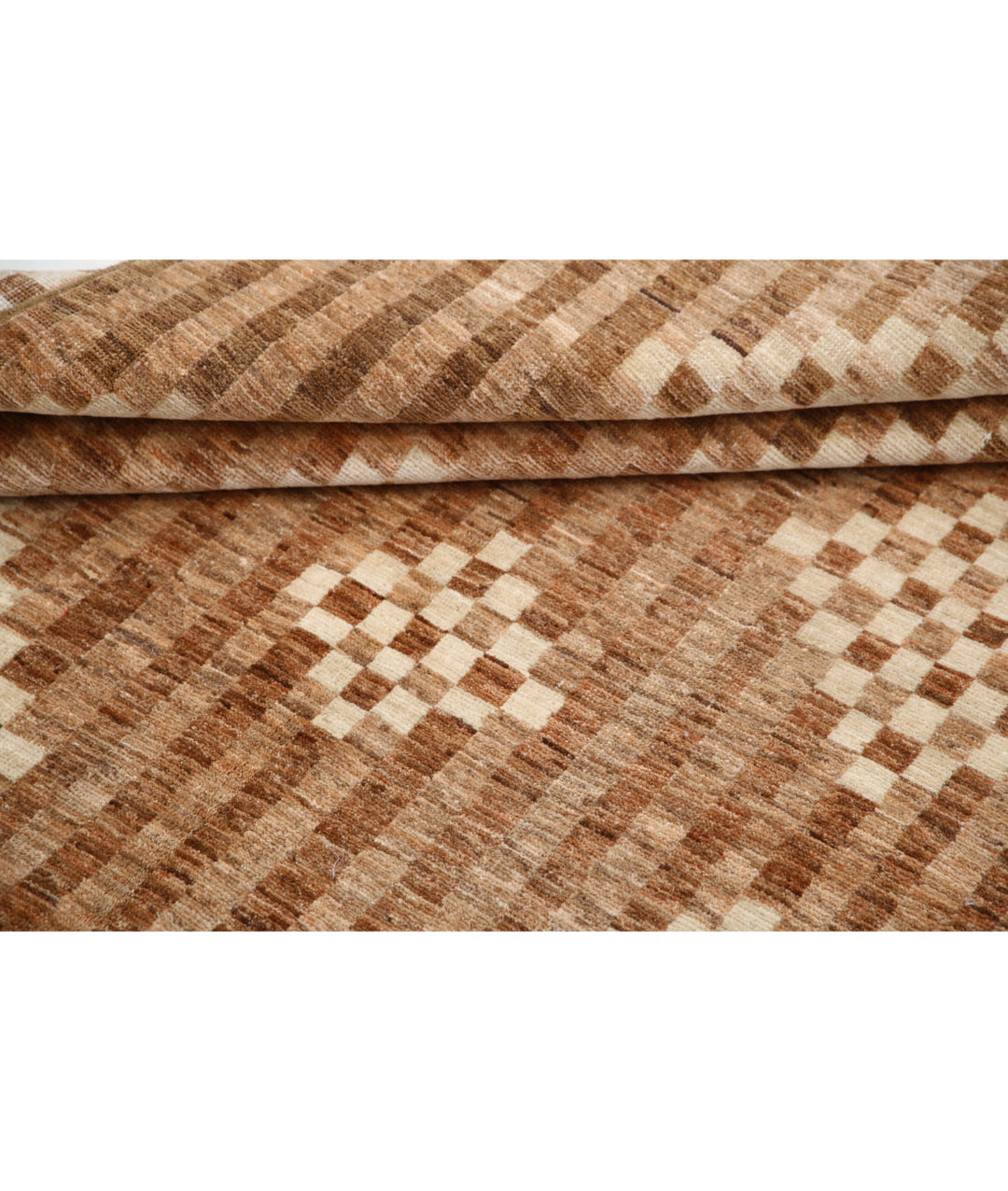Afghan Modcar Rug 4' 10" x 6' 3" Hand-Knotted | No. AT67561