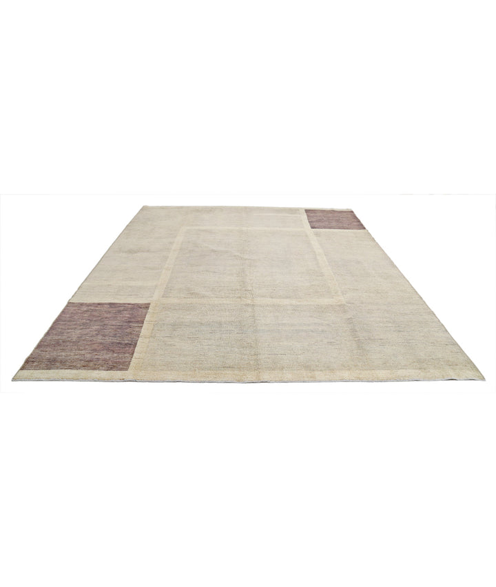 Hand Knotted Modcar Wool Rug 8' 4" x 9' 9" - No. AT80065