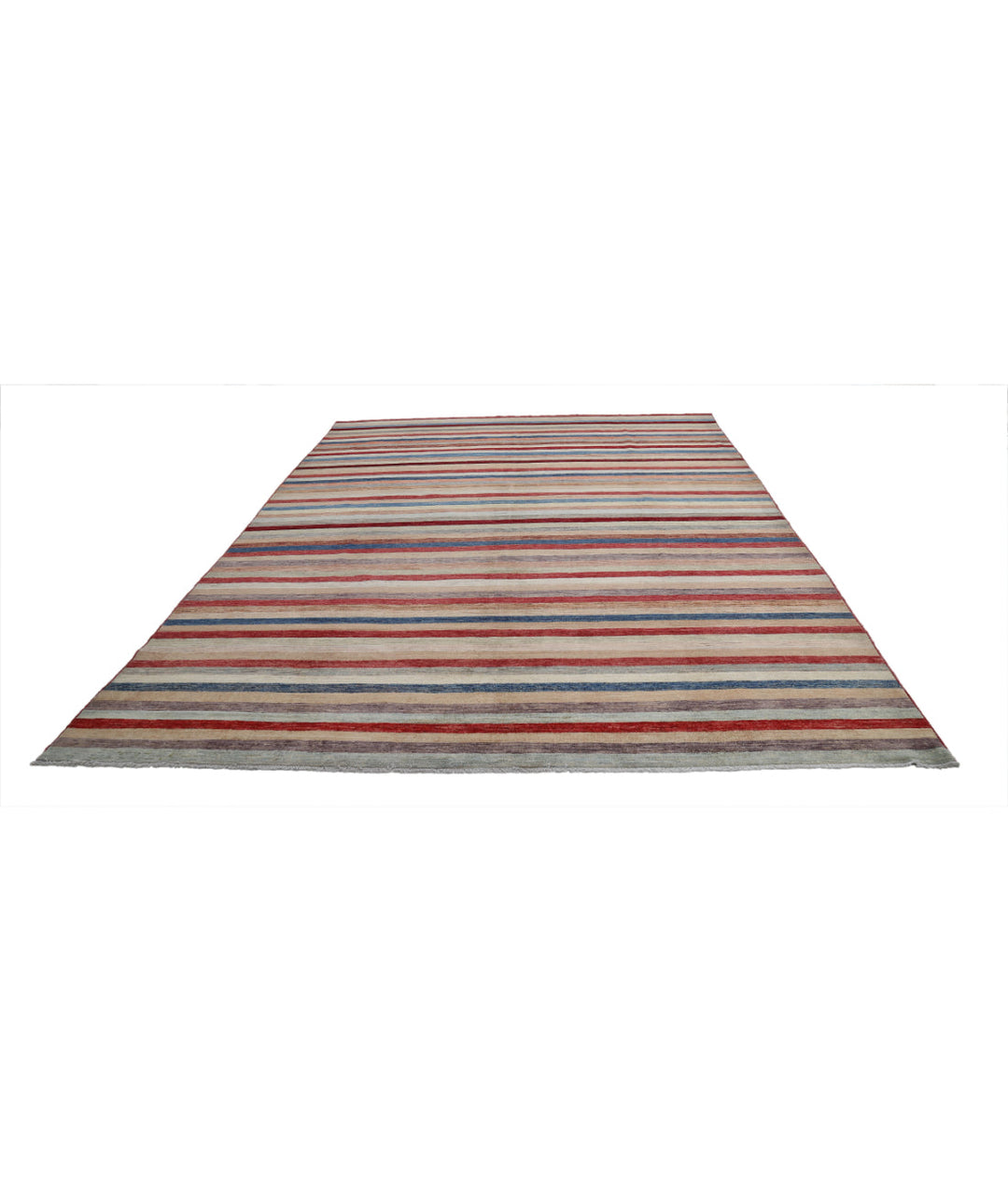 Hand Knotted Modcar Wool Rug 8' 10" x 11' 5" - No. AT47241