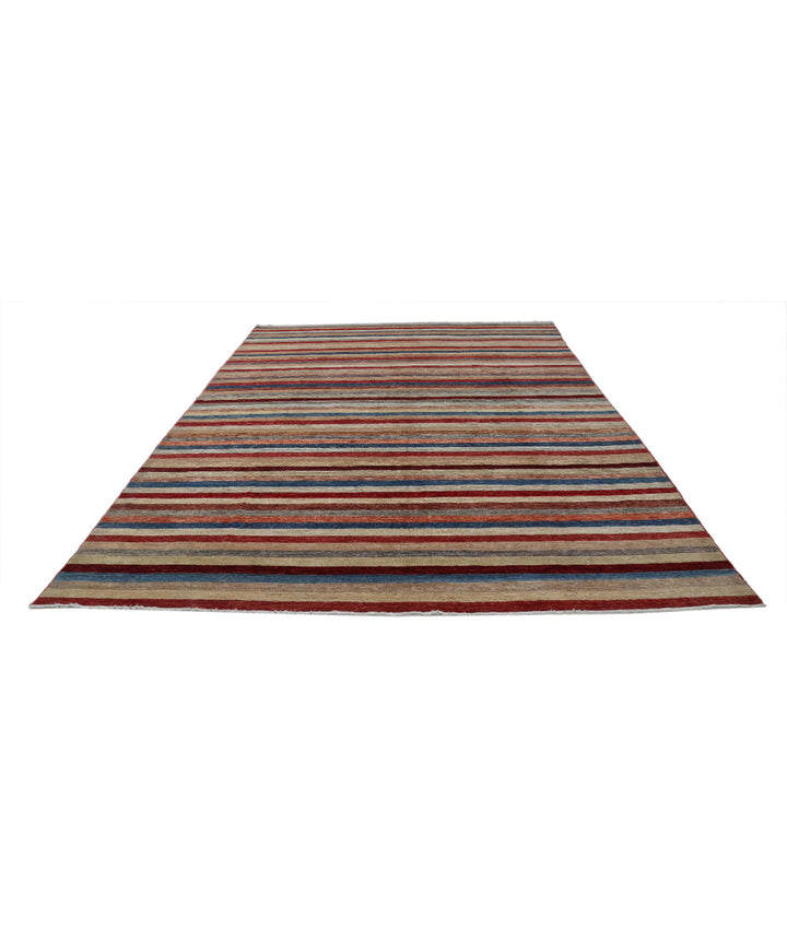 Hand Knotted Modcar Wool Rug 8' 10" x 11' 5" - No. AT47241