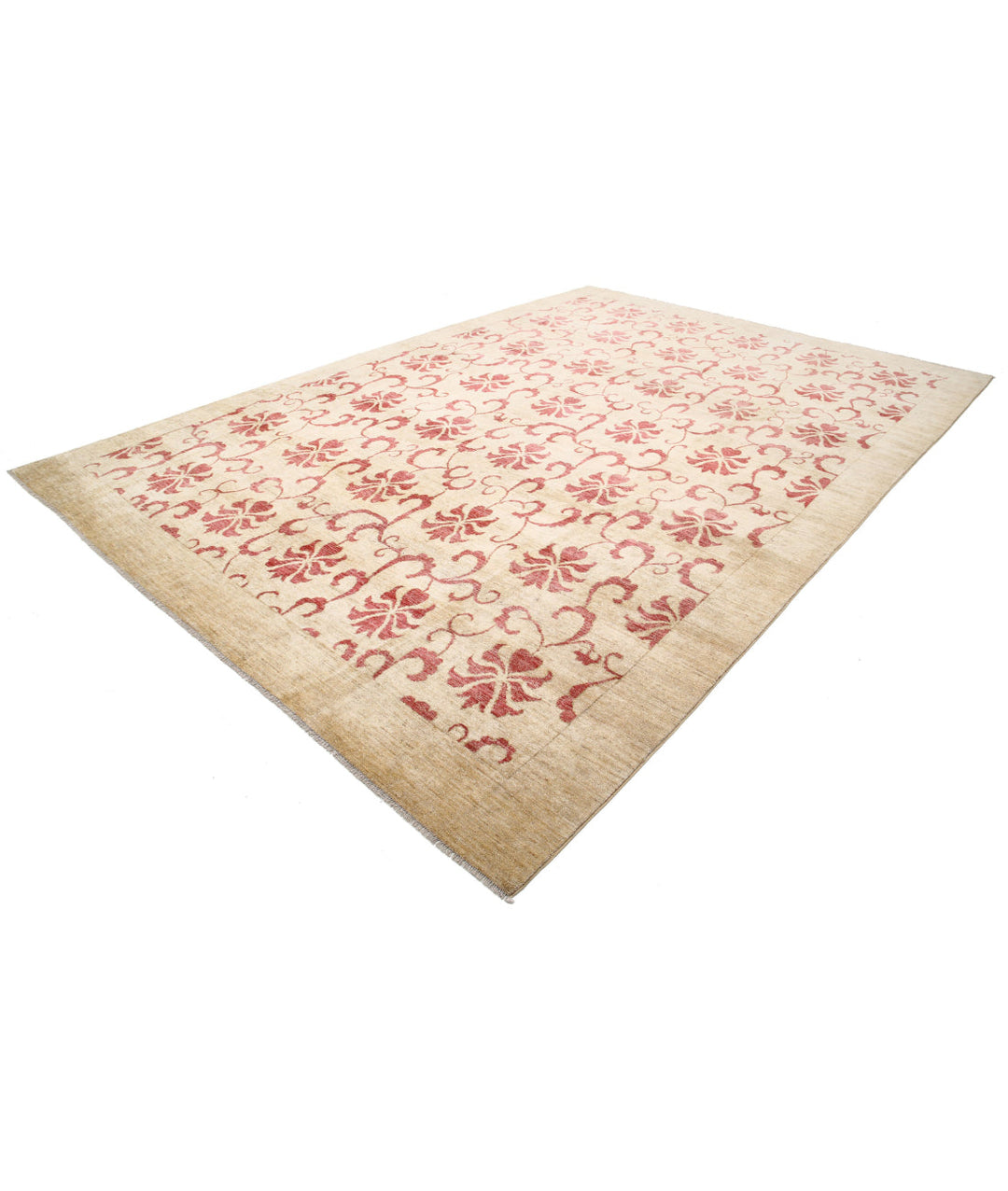 Afghan Oriental Rug 9' 10" x 14' 4" Hand-Knotted | No. AT16791