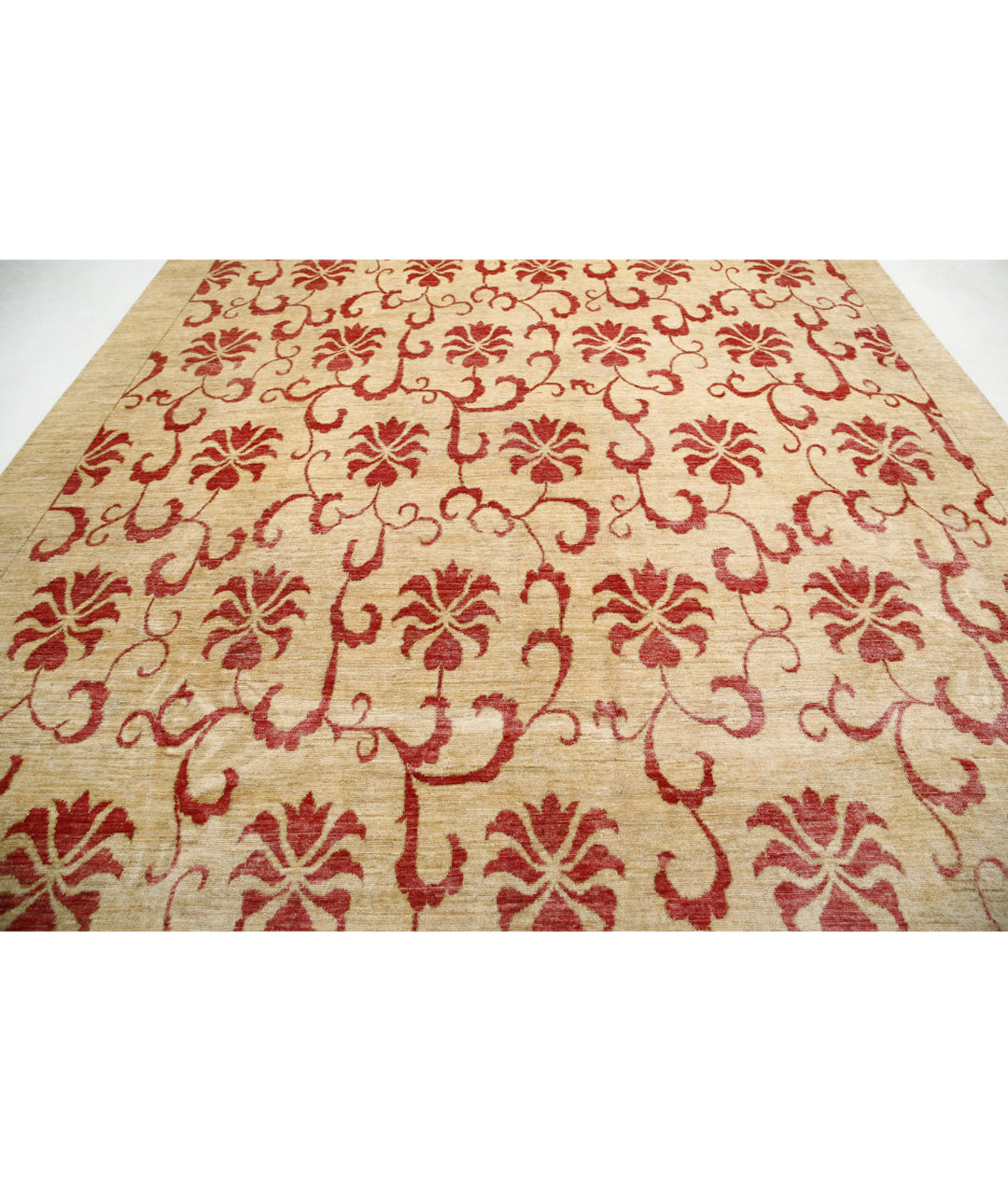 Hand Knotted Modcar Wool Rug 9' 10" x 14' 4" - No. AT16791