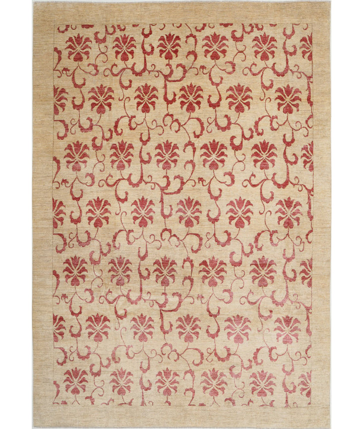 Afghan Oriental Rug 9' 10" x 14' 4" Hand-Knotted | No. AT16791