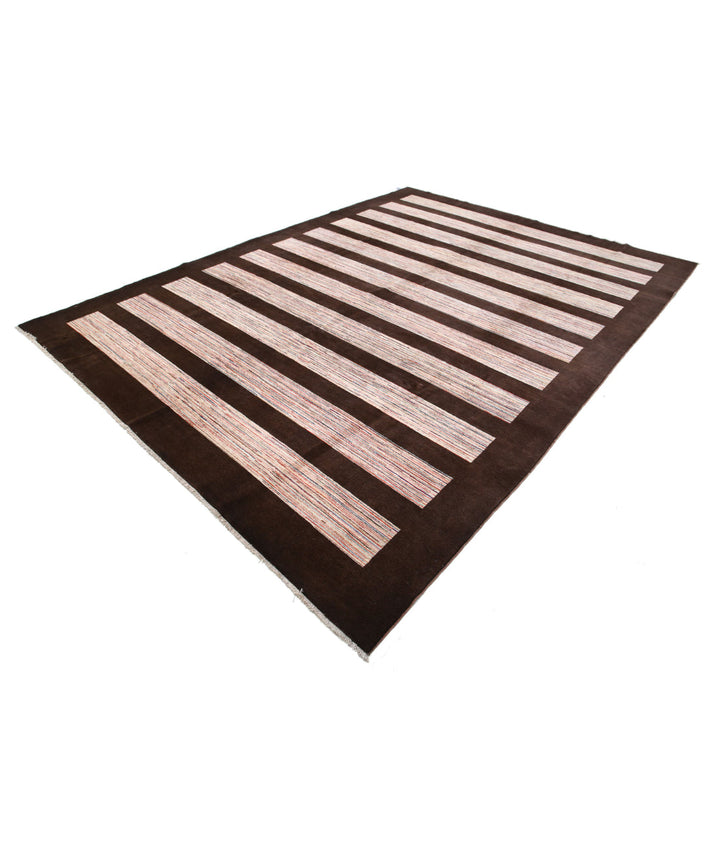 Hand Knotted Modcar Wool Rug 8' 10" x 11' 10" - No. AT57353