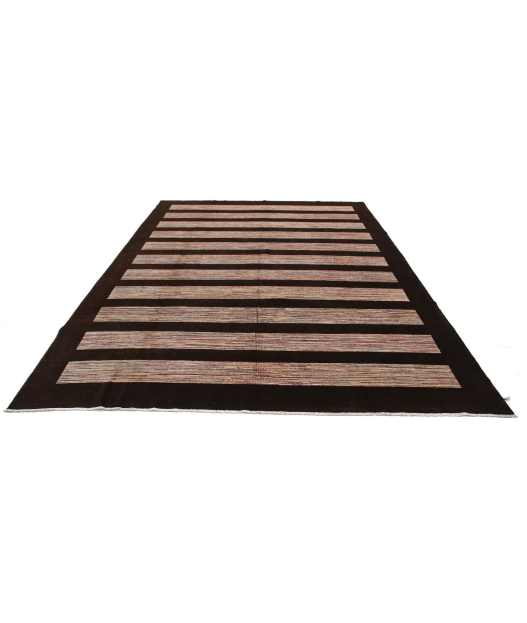 Hand Knotted Modcar Wool Rug 8' 10" x 11' 10" - No. AT57353