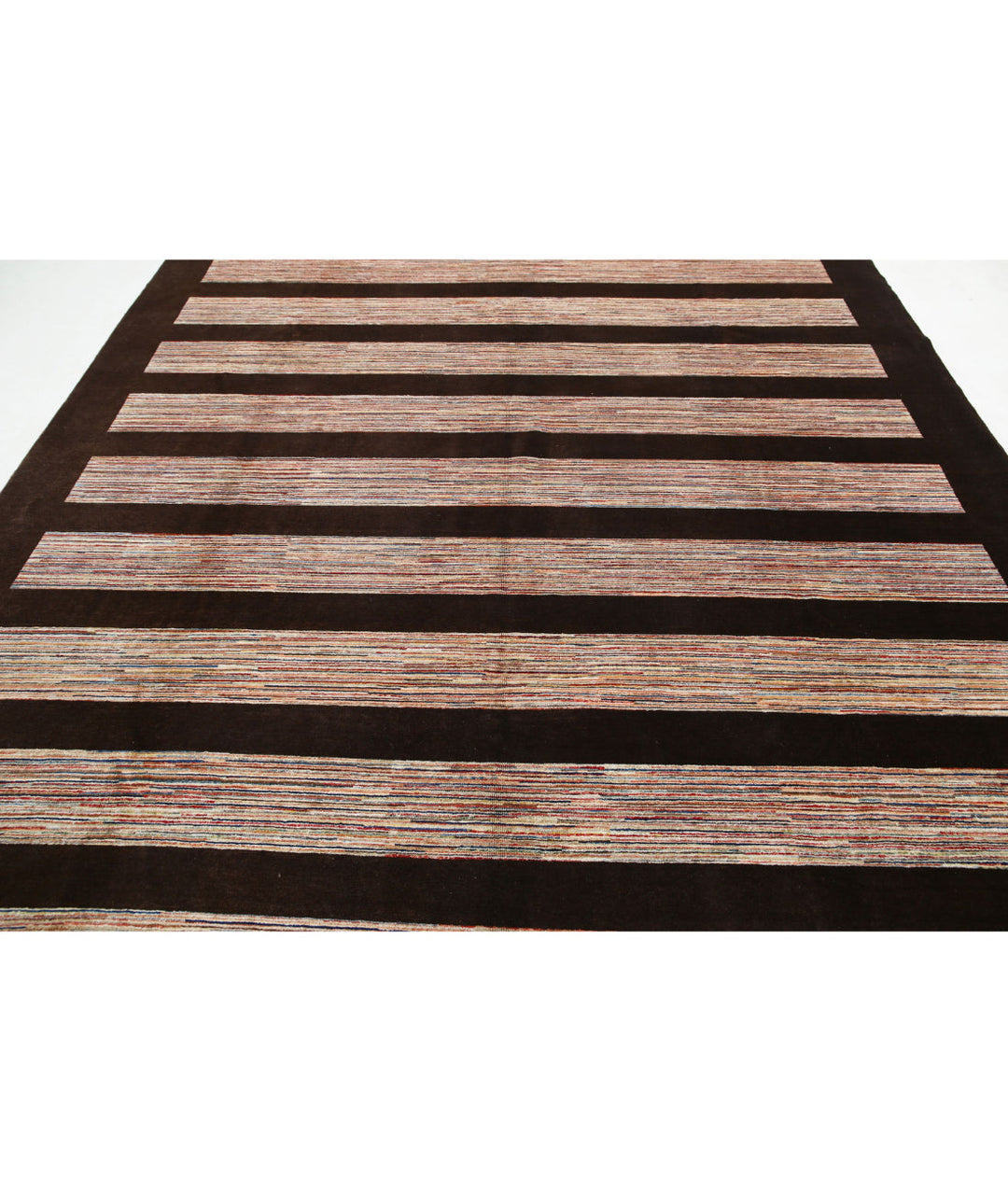 Hand Knotted Modcar Wool Rug 8' 10" x 11' 10" - No. AT57353