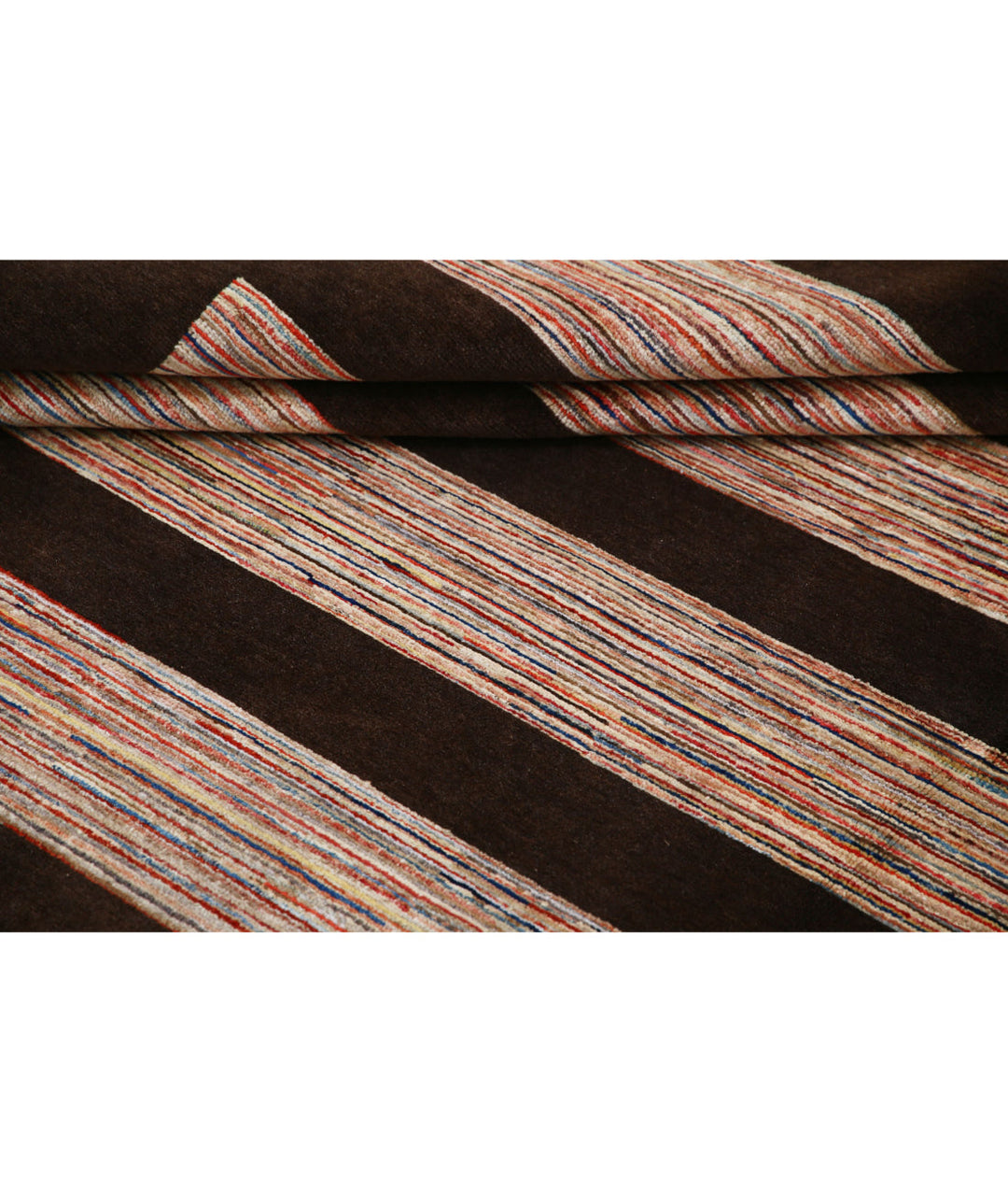 Hand Knotted Modcar Wool Rug 8' 10" x 11' 10" - No. AT57353