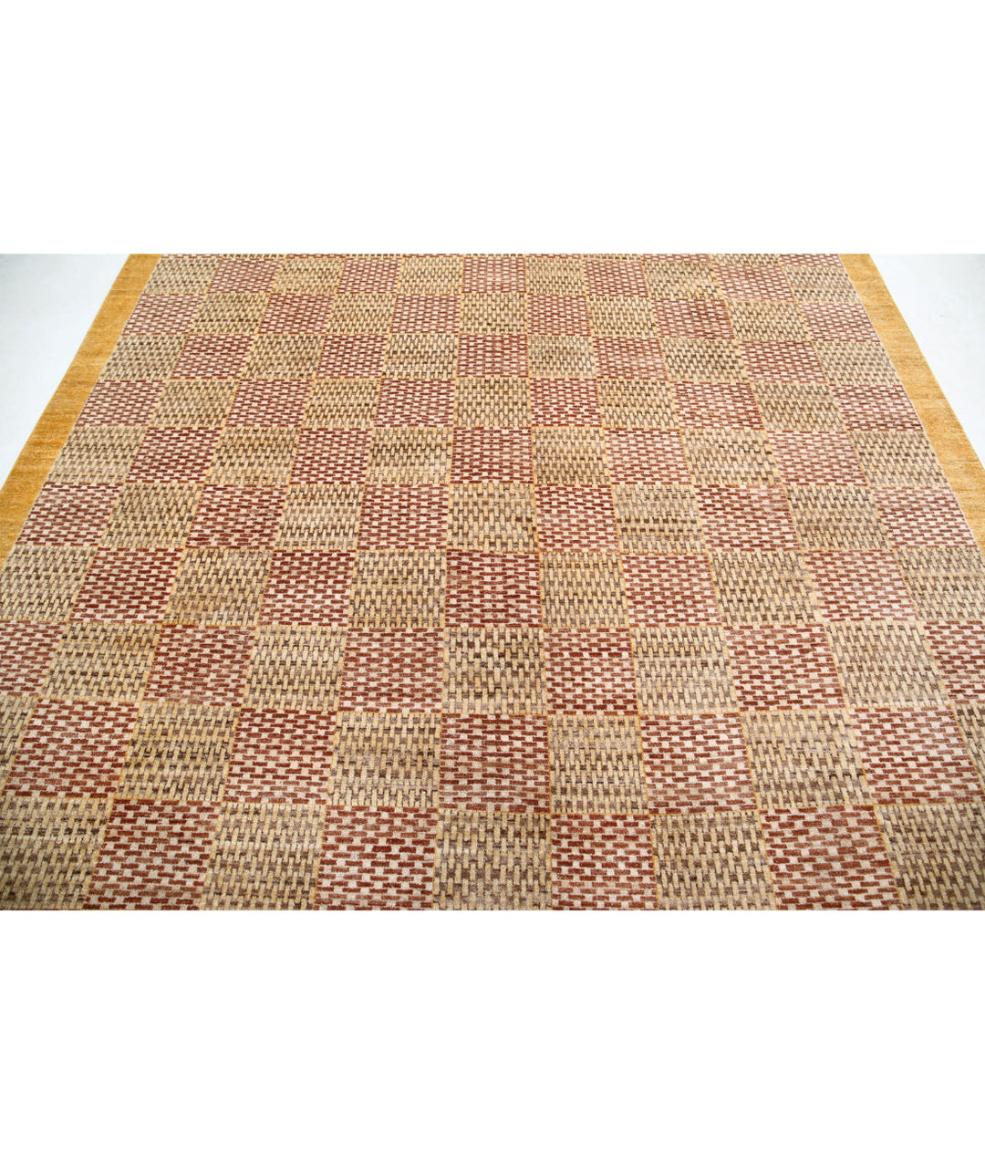 Hand Knotted Modcar Wool Rug 8' 1" x 9' 9" - No. AT64170