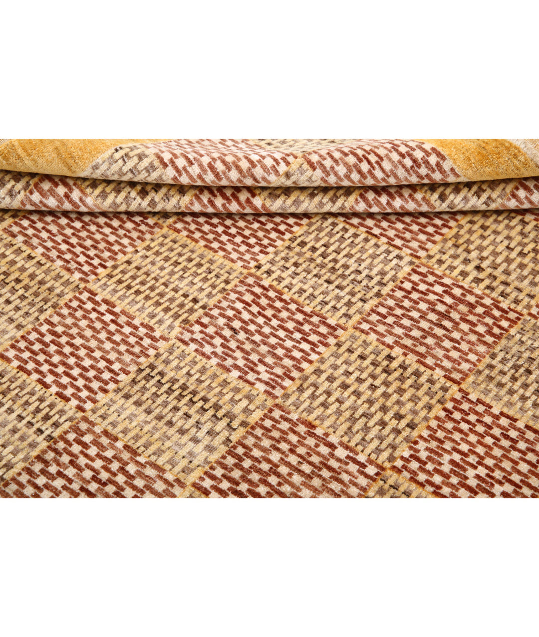 Hand Knotted Modcar Wool Rug 8' 1" x 9' 9" - No. AT64170