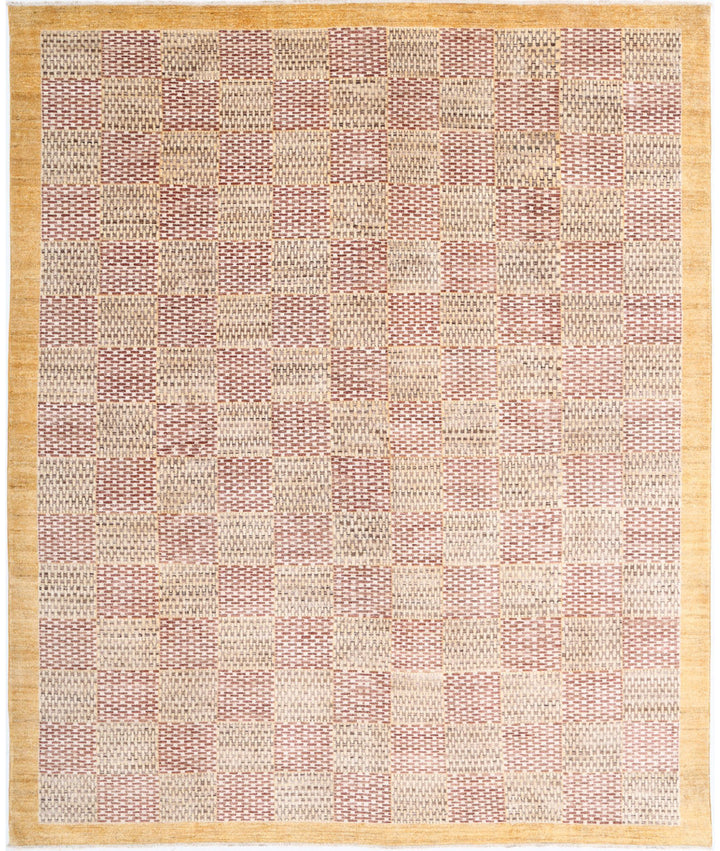 Hand Knotted Modcar Wool Rug 8' 1" x 9' 9" - No. AT64170