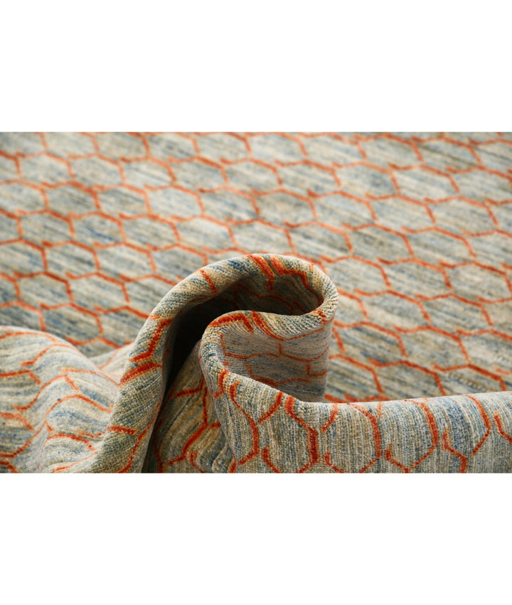 Hand Knotted Modcar Wool Rug 5' 5" x 7' 10" - No. AT38928