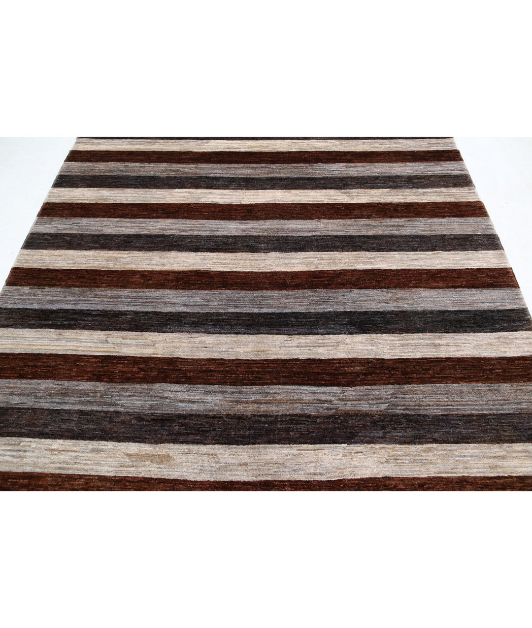 Hand Knotted Modcar Wool Rug 6' 5" x 8' 0" - No. AT34384