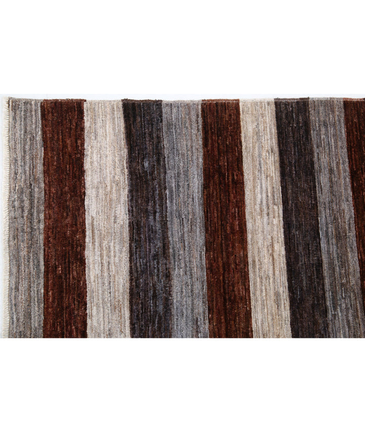 Hand Knotted Modcar Wool Rug 6' 5" x 8' 0" - No. AT34384