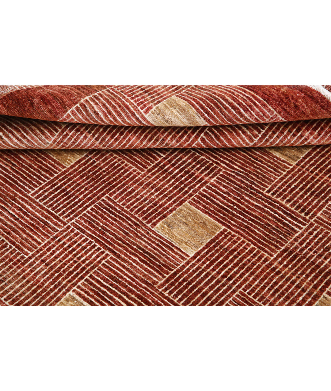Hand Knotted Modcar Wool Rug 5' 11" x 8' 5" - No. AT31895