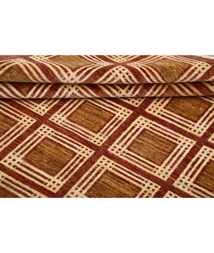 Hand Knotted Modcar Wool Rug 6' 10" x 8' 4" - No. AT48921