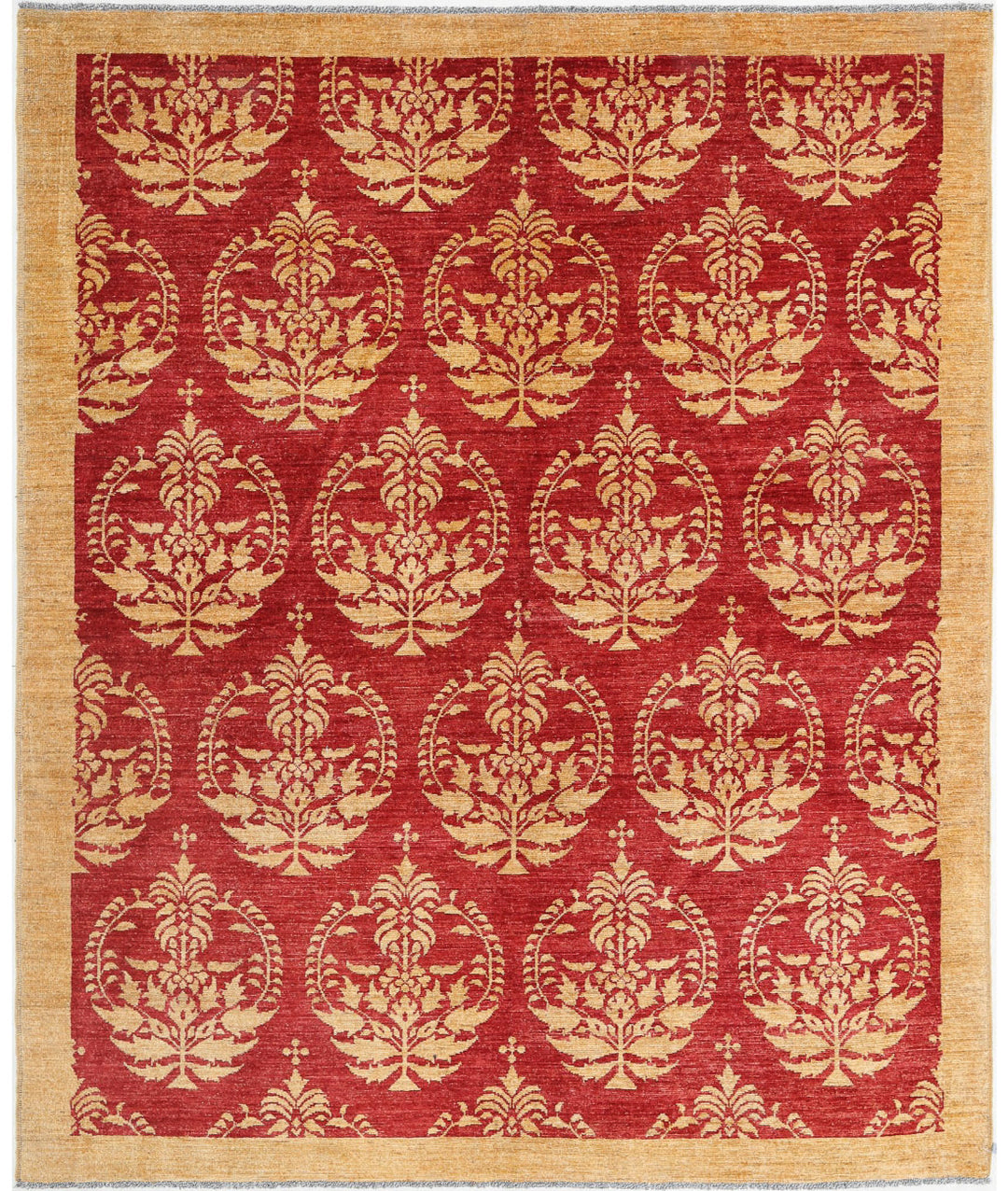 Hand Knotted Modcar Wool Rug 6' 9" x 8' 1" - No. AT26517