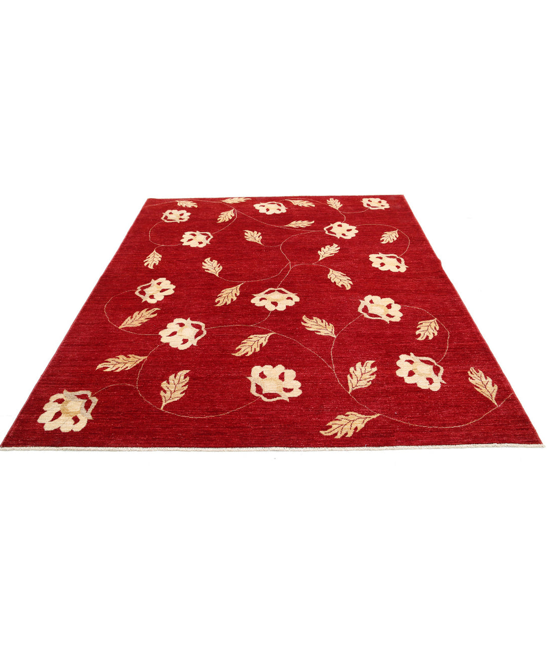Hand Knotted Modcar Wool Rug 6' 6" x 7' 9" - No. AT76449