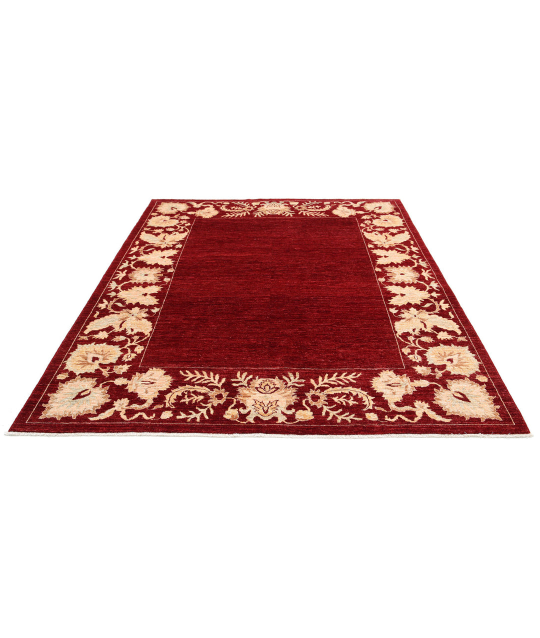 Hand Knotted Modcar Wool Rug 6' 8" x 8' 1" - No. AT60363