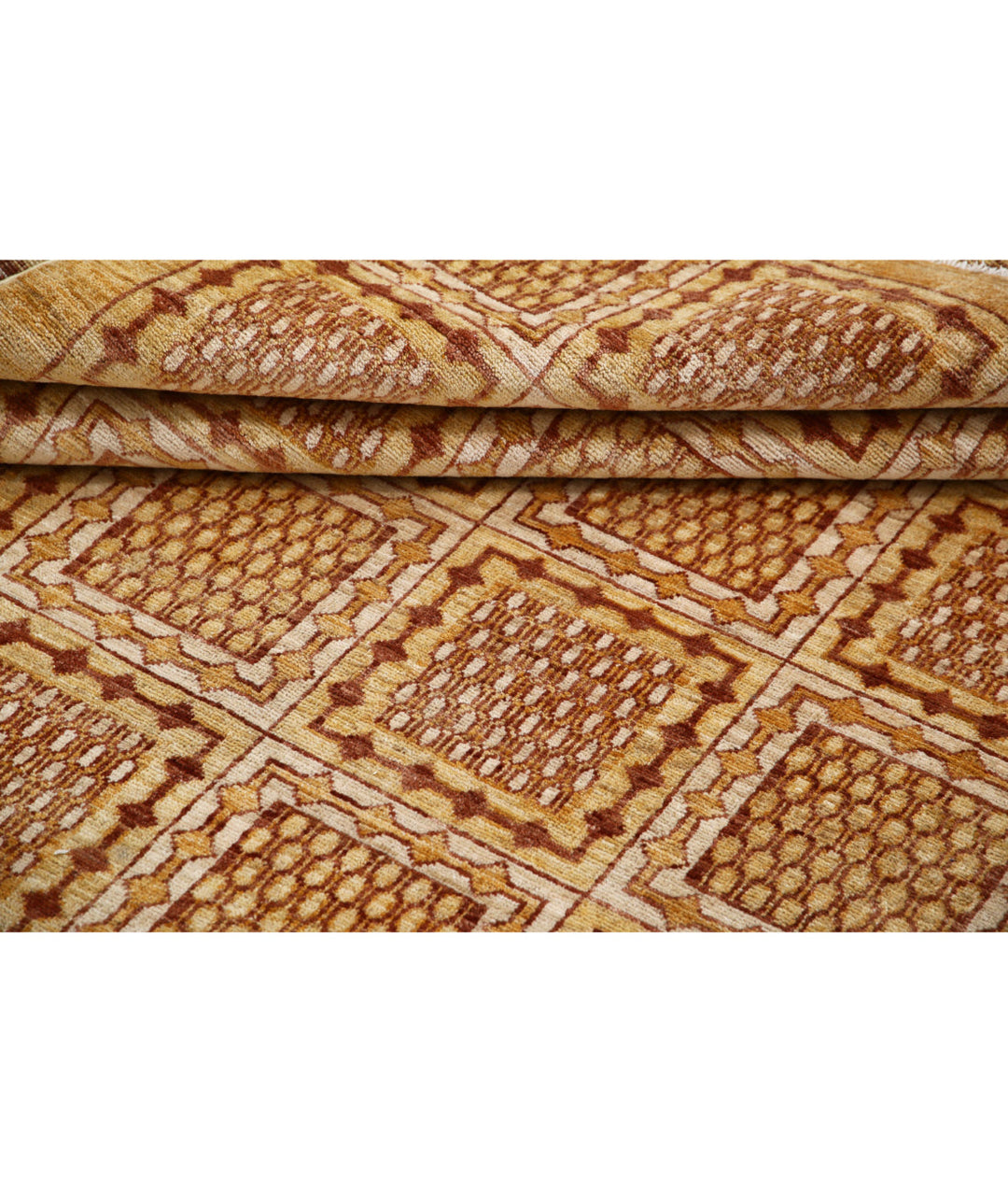 Hand Knotted Modcar Wool Rug 5' 11" x 8' 11" - No. AT86083